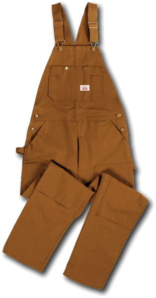 2202 Round House Made in USA Brown Duck Double Front Carpenter Dungaree  Jean – Round House American Made Jeans Made in USA Overalls, Workwear