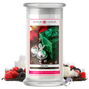 Silver Bells Jewelry Candle Made in USA