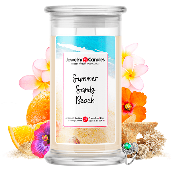 Summer Sands Jewelry Candle Made in USA
