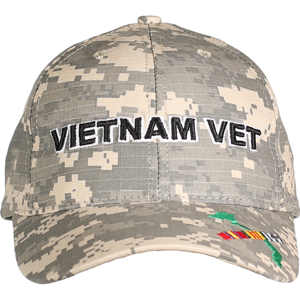 Clearance: Vietnam Vet Cap Digital Camo Made in USA