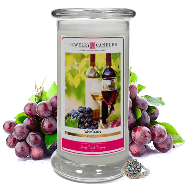 Wine Country Jewelry Candle Made in USA