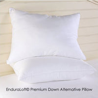 Sale: Sandard Size Premium EnduraLoft Pillow Made in USA by California Feather Company