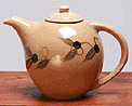 Tuscan Olive Ceramic Teapot 32 Oz. Made in the USA by Emerson Creek Pottery