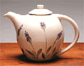Lavender Ceramic Teapot 32 Oz. Made in the USA by Emerson Creek Pottery