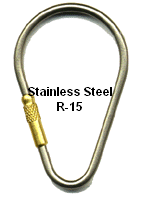 2.75" Key Ring R-15 American-Made by Malibu Key Rings