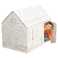 MyVeryOwnHouse® Hide & Seek Cardboard Playhouse Made in USA MH4428Rc