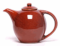 Copper Clay Ceramic Teapot 32 Oz. Made in USA by Emerson Creek Pottery