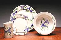 Iris Dinner Set Made in USA by Emerson Creek Pottery