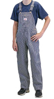 2-Pack Youth Stripe Bib Overalls USA Made by ROUND HOUSE® #63